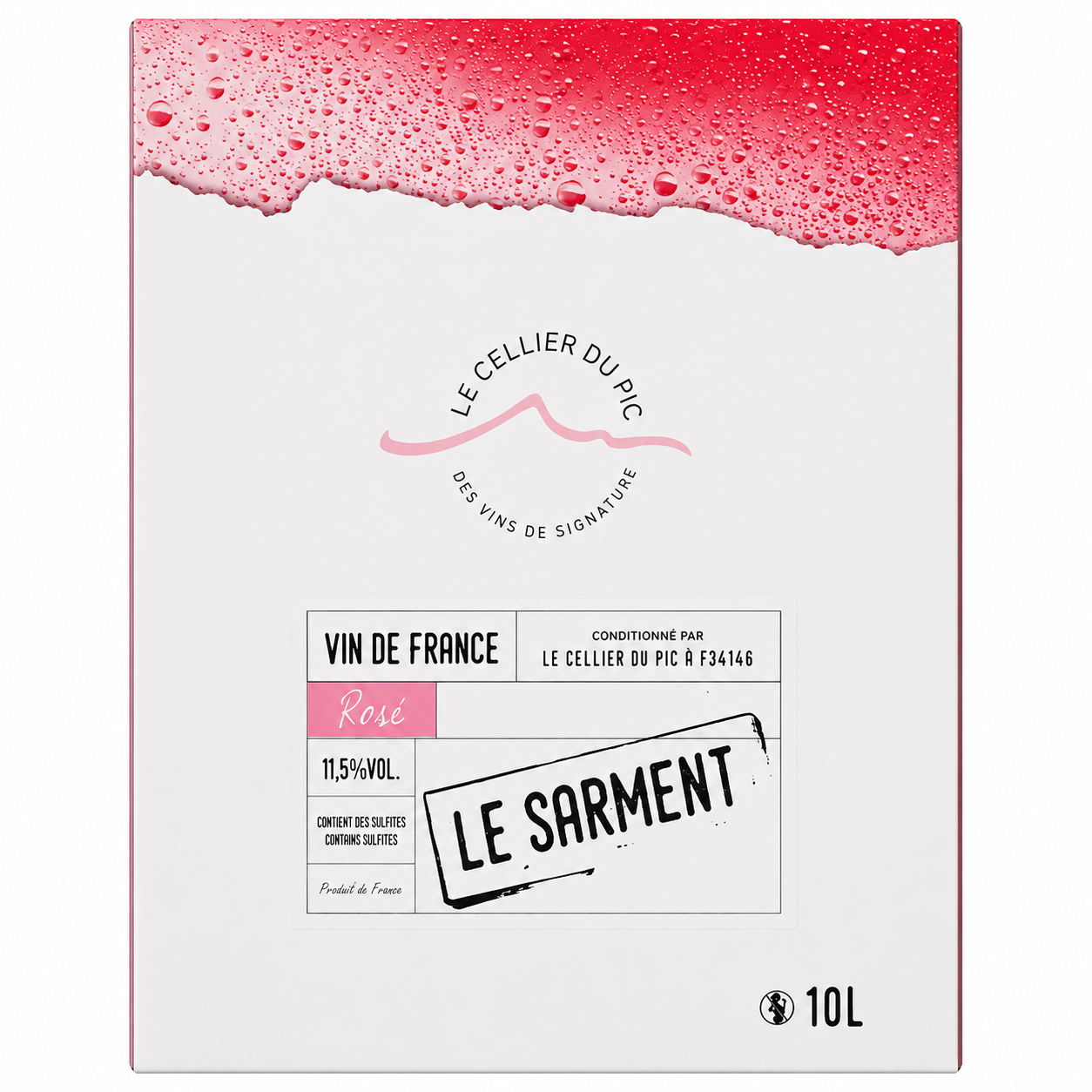 BIB 10L SARMENT ROSE 11.5%
